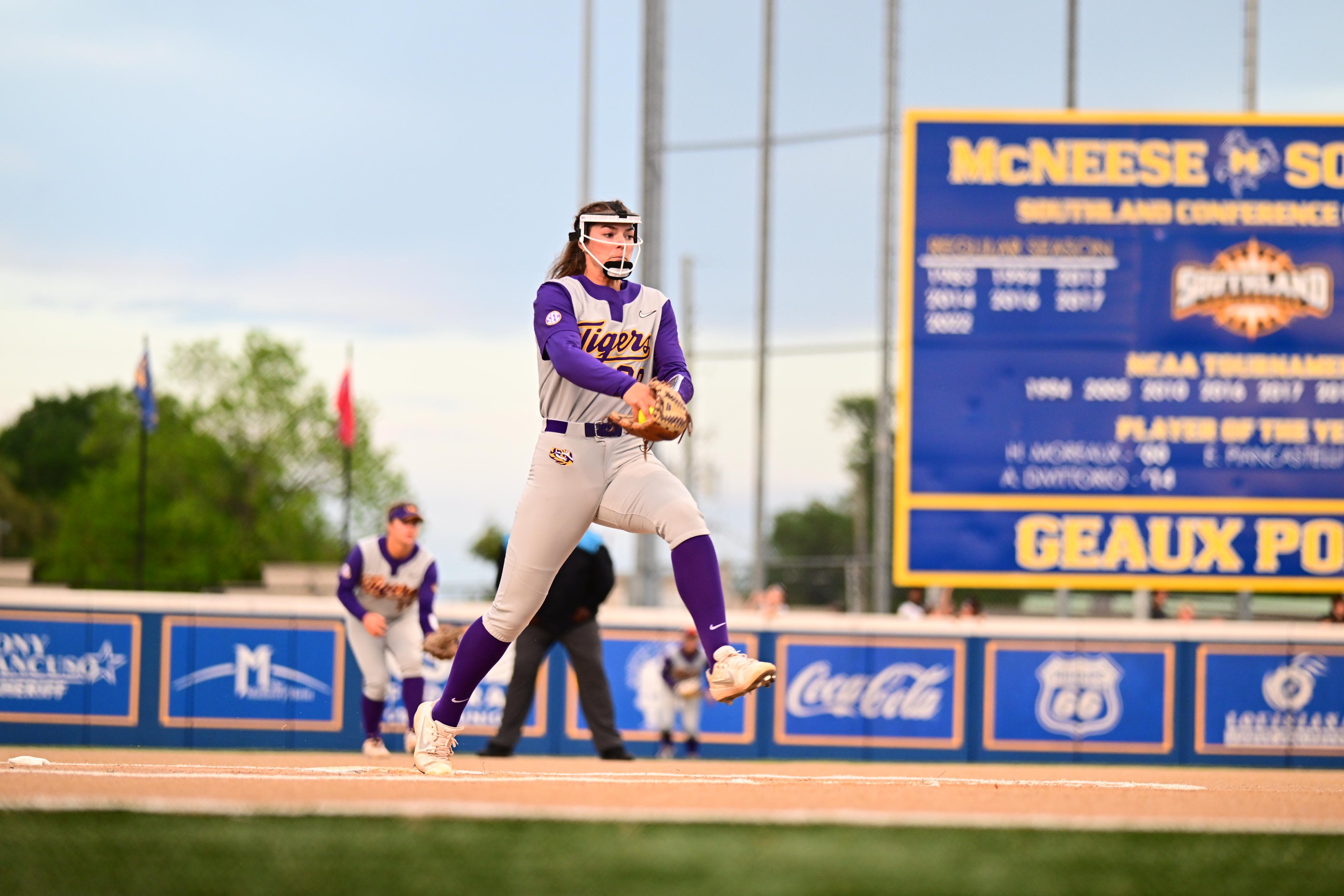 Sydney Berzon delivers pitch vs McNeese