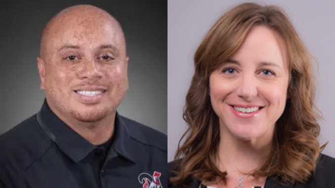 Tehmi Chassion and Julie Cromer