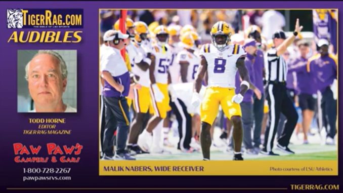 Malik Nabors Tiger Rag Audibles podcast