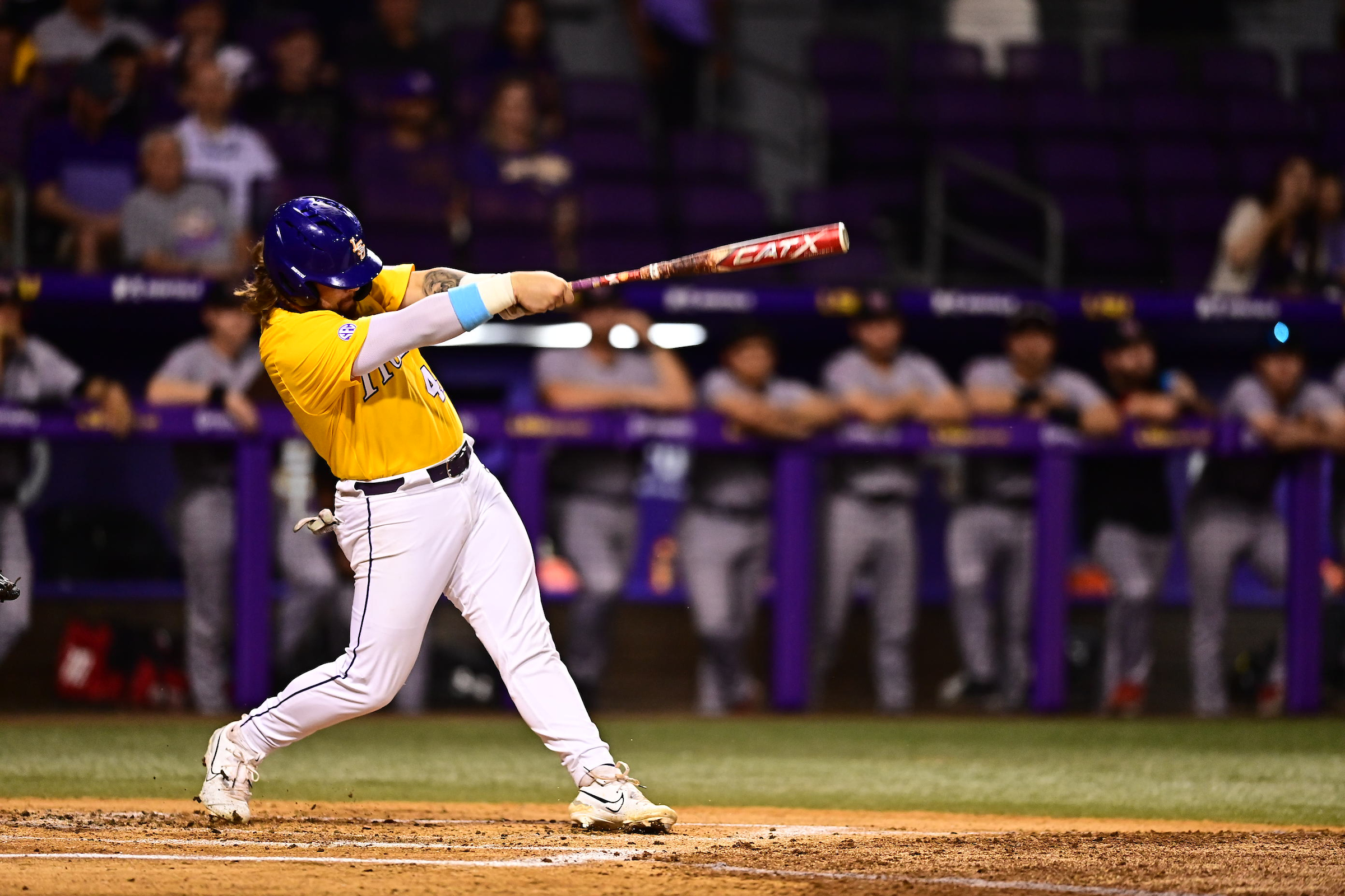 No. 9 LSU baseball shuts out Grambling in Throwback Game