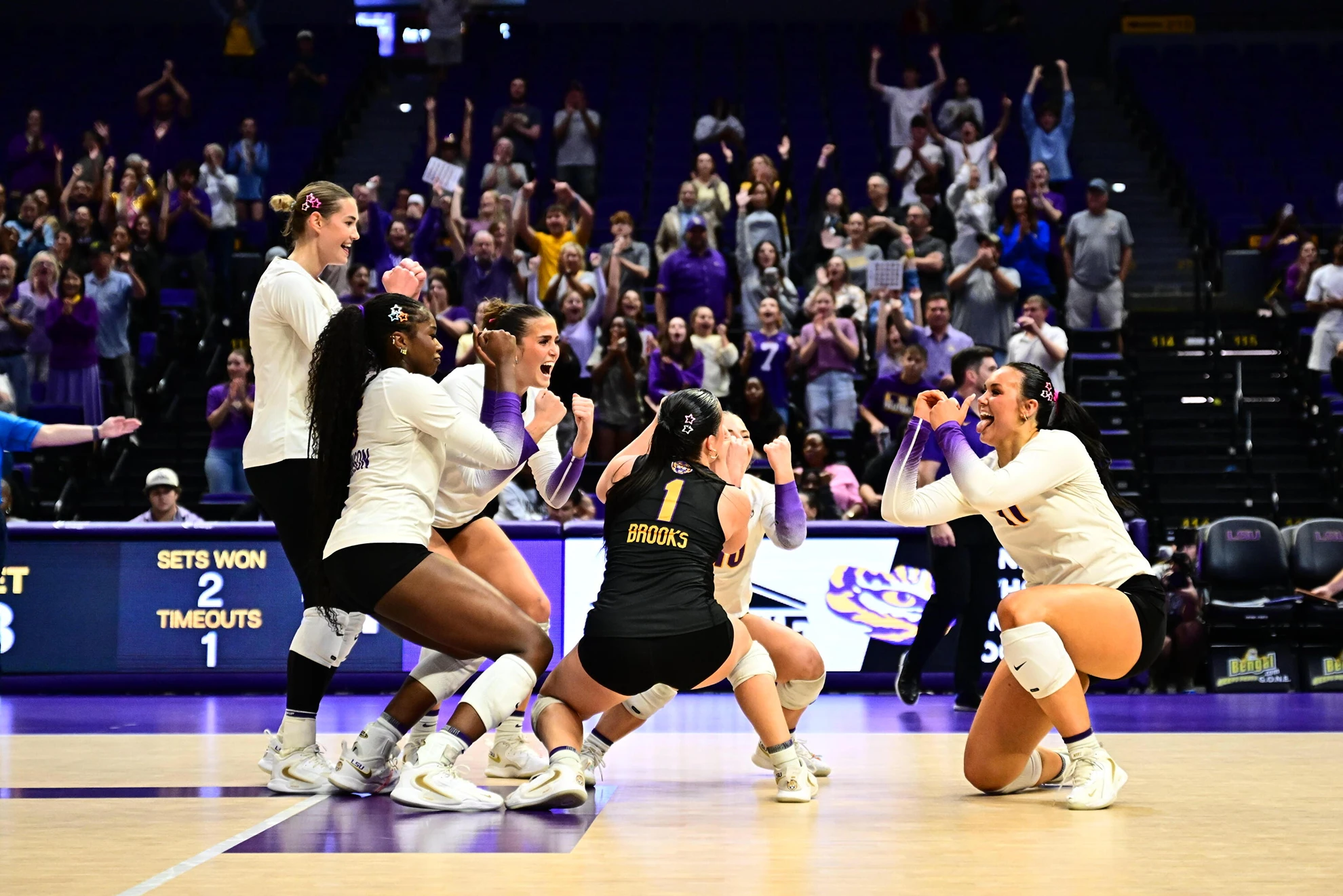 LSU Volleyball Kills It Against South Carolina With 1st Home Sweep Since 2024